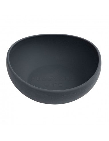 Gamelle chien en silicone FuzzYard Life Slate Grey (taille L)