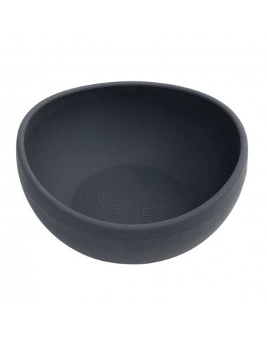 Gamelle chien en silicone FuzzYard Life Slate Grey (taille M)