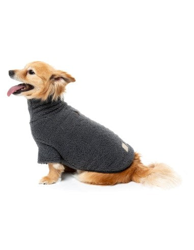 Pull bouclette pour chien FuzzYard Life Slate Grey
