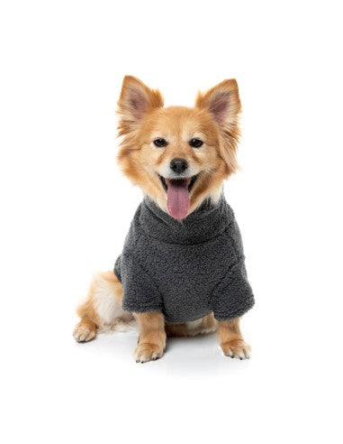 Pull bouclette pour chien FuzzYard Life Slate Grey