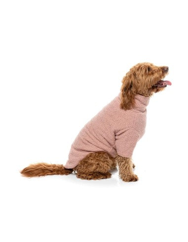 Pull bouclette pour chien FuzzYard Life Soft Blush