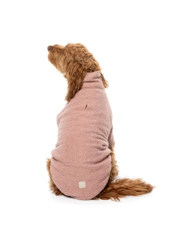 Pull bouclette pour chien FuzzYard Life Soft Blush