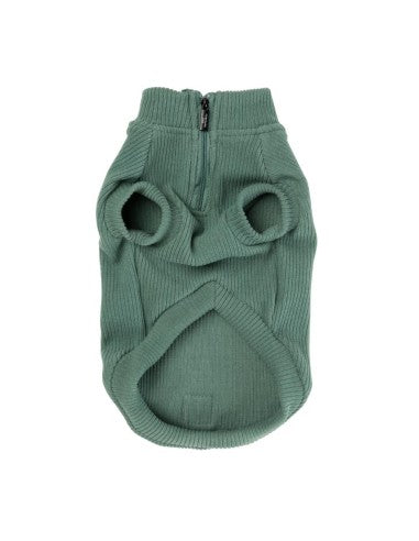Pull côtelé pour chien FuzzYard Life Myrtle Green