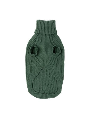 Pull tricoté pour chien FuzzYard Life Myrtle Green (taille 1)