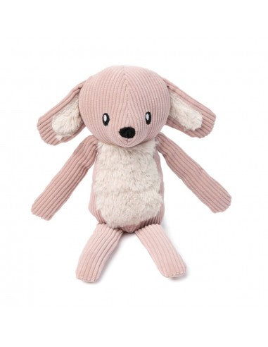 Peluche pour chien en velours côtelé FuzzYard Life lapin Soft Blush