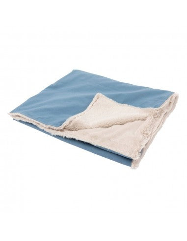 Couverture réversible pour chien FuzzYard Life French Blue (taille L)