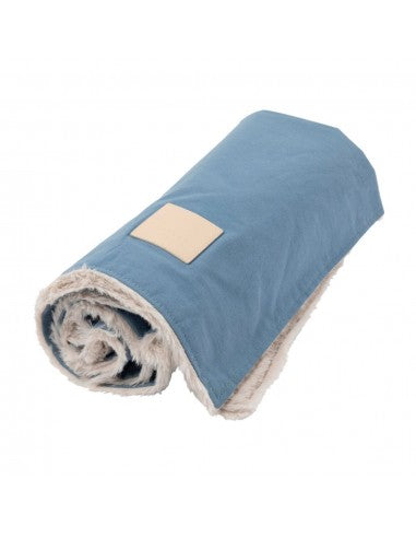 Couverture réversible pour chien FuzzYard Life French Blue (taille S)