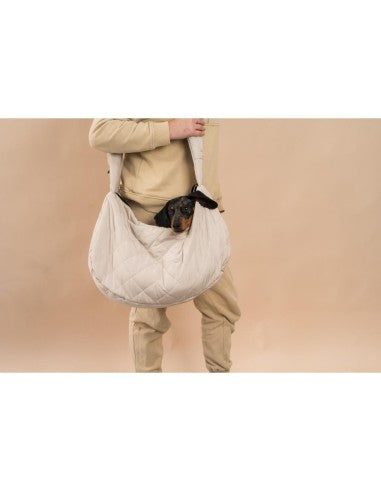 Sac bandoulière pour chien FuzzYard Life Sandstone