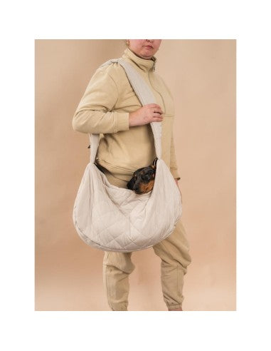 Sac bandoulière pour chien FuzzYard Life Sandstone