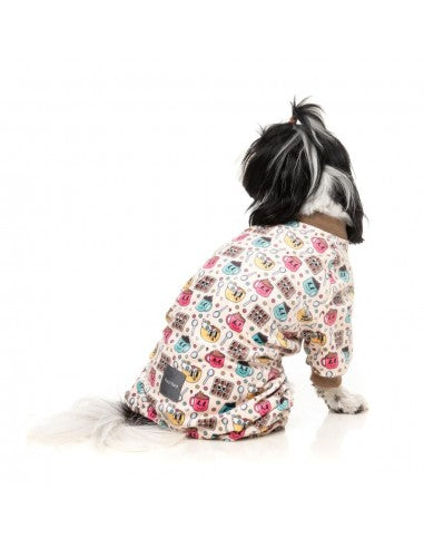 Pyjama polaire pour chien FuzzYard Breakfast Blitz taille 6