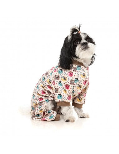 Pyjama polaire pour chien FuzzYard Breakfast Blitz taille 6