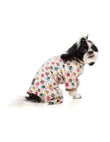 Pyjama polaire pour chien FuzzYard Breakfast Blitz taille 6