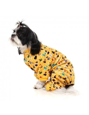Pyjama polaire pour chien FuzzYard What The Duck taille 6