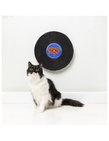 Griffoir rotatif en sisal pour chat FuzzYard Record Cat Meow Punk