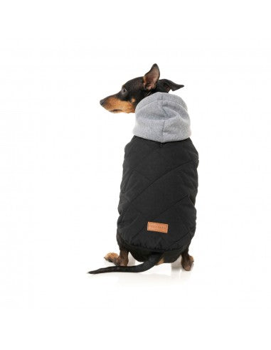 Sweat à capuche pour chien FuzzYard Cremorne, noir (taille 6)