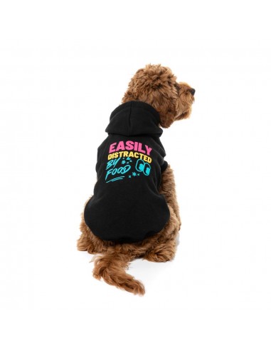 Sweat à capuche pour chien FuzzYard Easily Distracted by Food (taille 1)