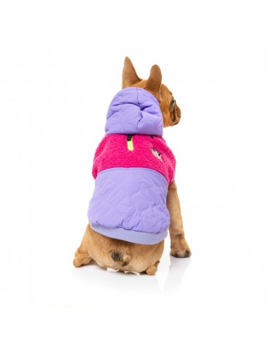 Sweat à capuche chien FuzzYard Oregon lavande