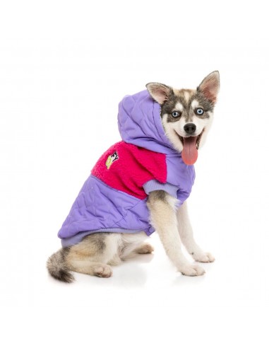 Sweat à capuche chien FuzzYard Oregon lavande