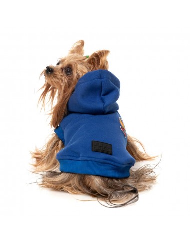 Sweat à capuche pour chien FuzzYard The Homies, bleu (taille 1)
