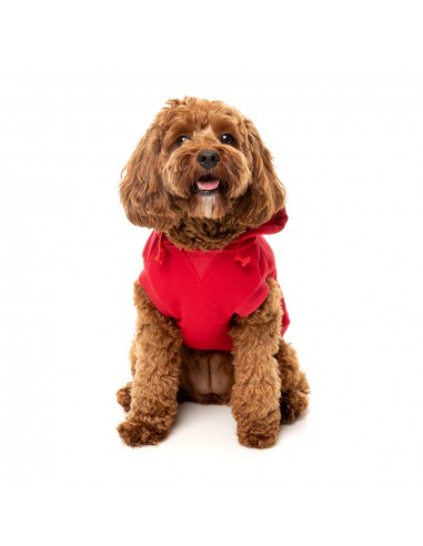 Sweat à capuche pour chien FuzzYard The Homies, rouge (taille 1)