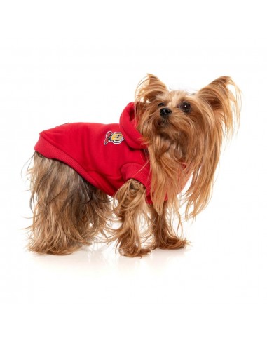 Sweat à capuche pour chien FuzzYard The Homies, rouge (taille 1)