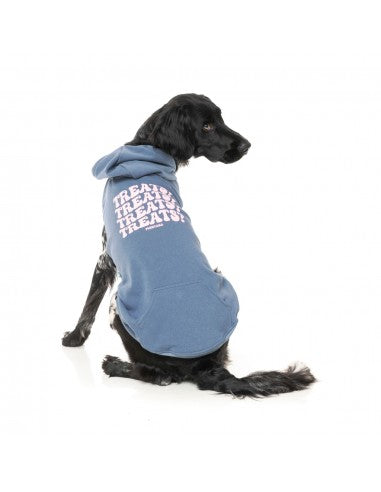 Sweat à capuche pour chien FuzzYard Treats, bleu (taille 6)