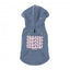 Sweat à capuche pour chien FuzzYard Treats, bleu (taille 7)