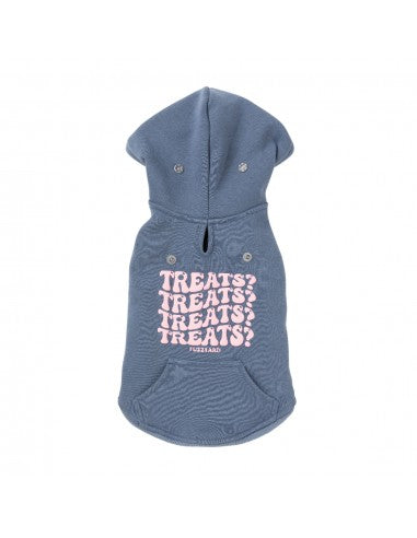 Sweat à capuche pour chien FuzzYard Treats, bleu (taille 7)