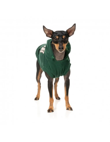 Sweat à capuche pour chien FuzzYard Treats, vert (taille 1)
