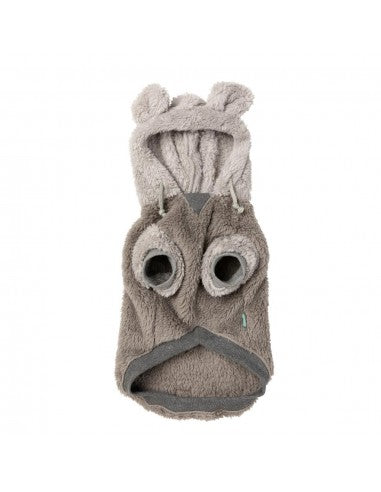 Sweat à capuche chien FuzzYard Winnie gris, taille 6