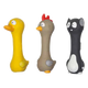 Haltères en latex en forme d'animaux pour chien, 19 cm