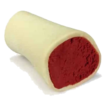Os au calcium fourré au bacon ou au poulet pour chien