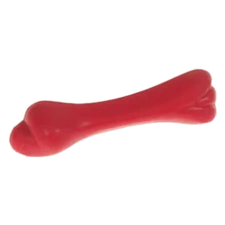 Jouet à mâcher chien os en caoutchouc, 12 cm