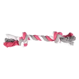 Os en corde Flamingo pour chien, tailles S, M et L