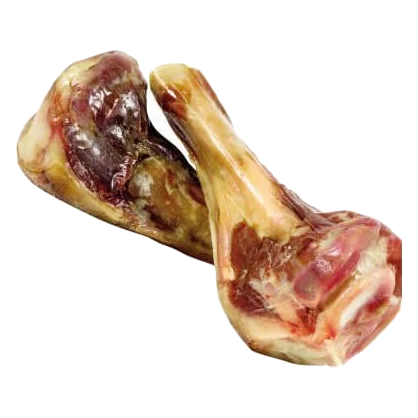 Friandises naturelles chien os de jambon coupé, lot de 2