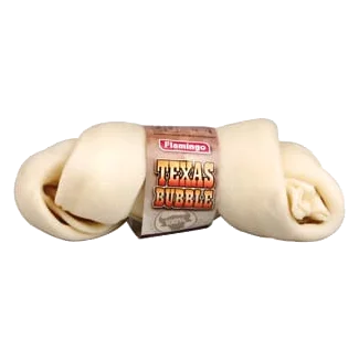 Os noué Texas Bubble en peau de bœuf pour chien