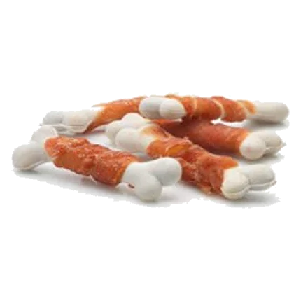 Os au calcium et poulet pour chien, 100 g ou 500 g