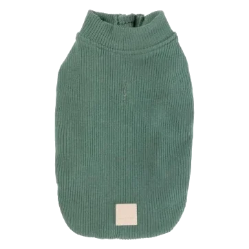 Pull côtelé pour chien FuzzYard Life Myrtle Green