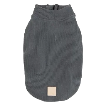 Pull côtelé pour chien FuzzYard Life Slate Grey