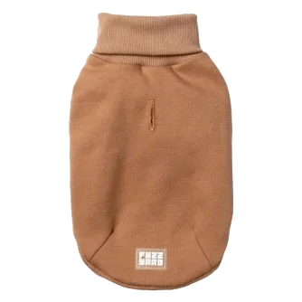 Pull col roulé pour chien FuzzYard Stevie latte