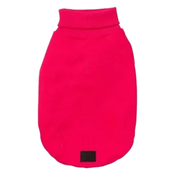 Pull col roulé pour chien FuzzYard Stevie 25 magenta