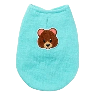 Pull en maille pour chien FuzzYard FuzzBear aqua