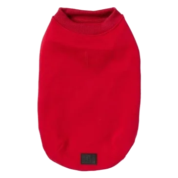 Pull en coton pour chien FuzzYard Allday 25 rouge