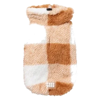 Pull pour chien FuzzYard Checkered Teddy camel