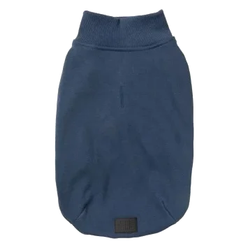 Pull brodé pour chien FuzzYard Smiley bleu marine