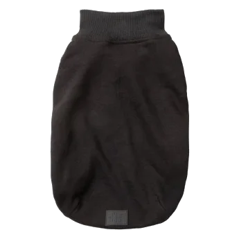 Pull brodé pour chien FuzzYard Smiley noir