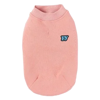 Pull en coton pour chien FuzzYard The Woof rose