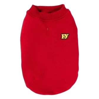 Pull en coton pour chien FuzzYard The Woof rouge