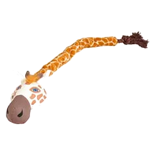 Jouet chien girafe en peluche avec corde, 63,5 cm