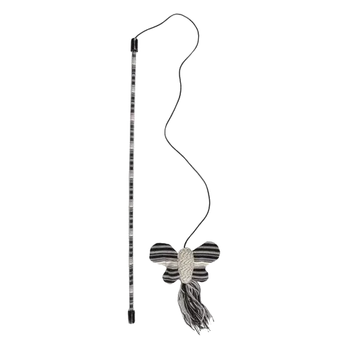 Canne pour chat avec papillon, 45 cm